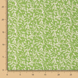 Popelín Algodón Ramas Verde - Ribes y Casals