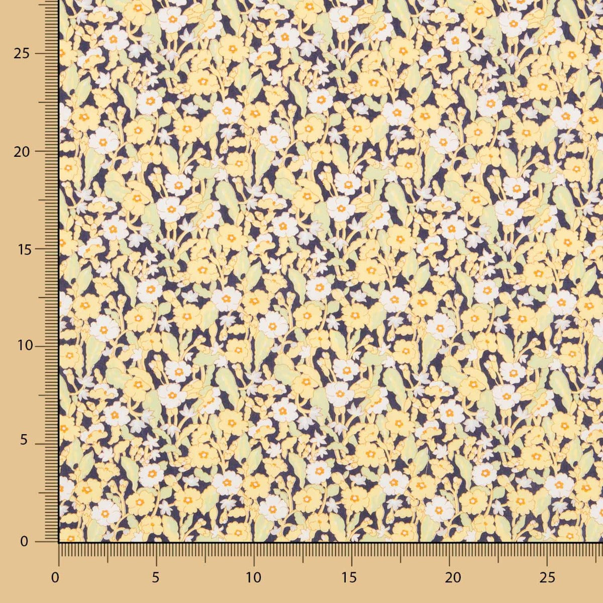 Liberty Fabrics Tana Lawn® Primrose Path Amarilla - Ribes y Casals