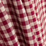 Algodón Rústico Cuadro Mini Rojo - Ribes y Casals