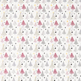 Algodón Árboles Navidad Blanco - Ribes y Casals