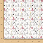 Algodón Árboles Navidad Blanco - Ribes y Casals