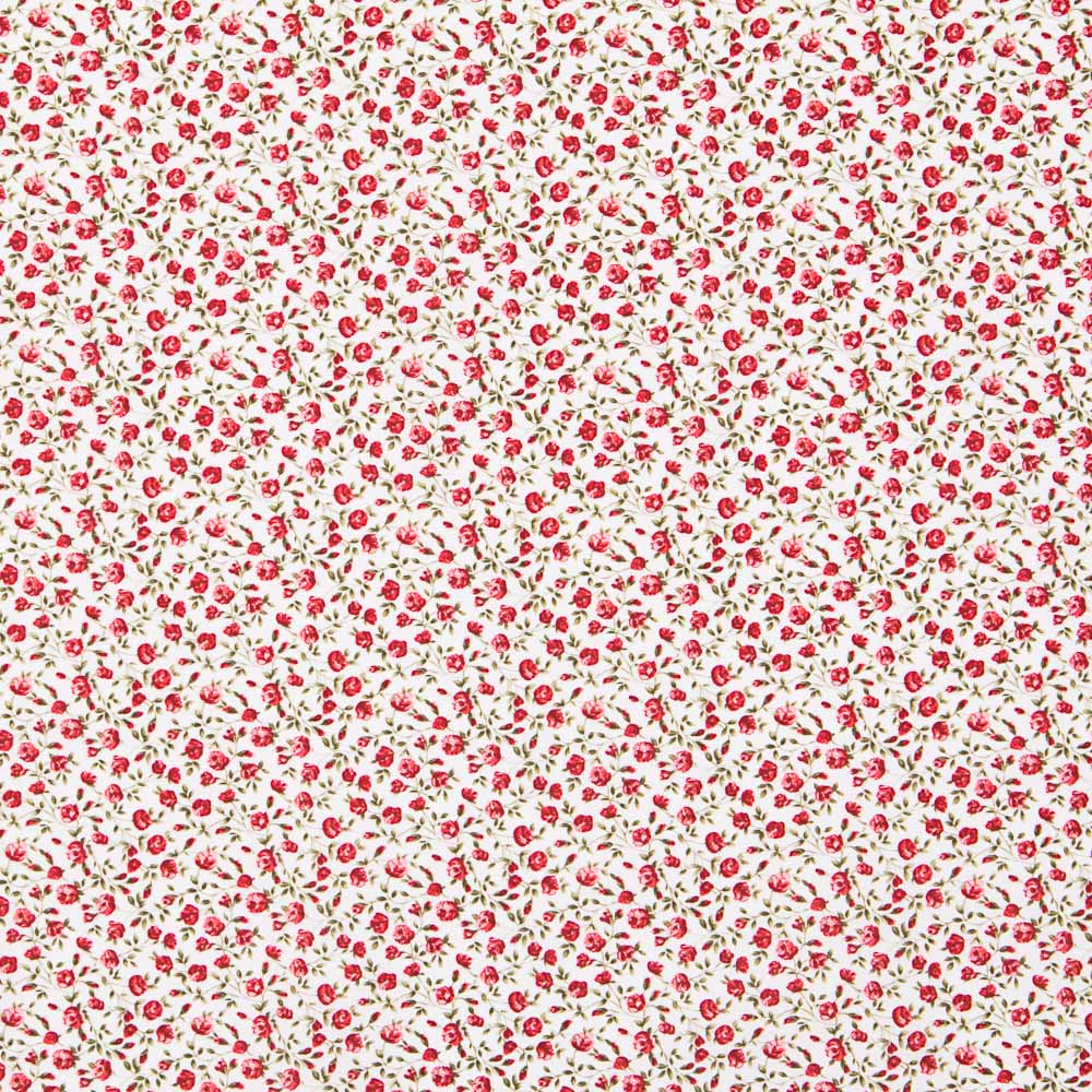 Algodón Rosas Rojas - Ribes y Casals