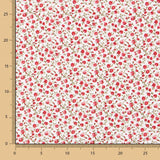 Algodón Rosas Rojas - Ribes y Casals