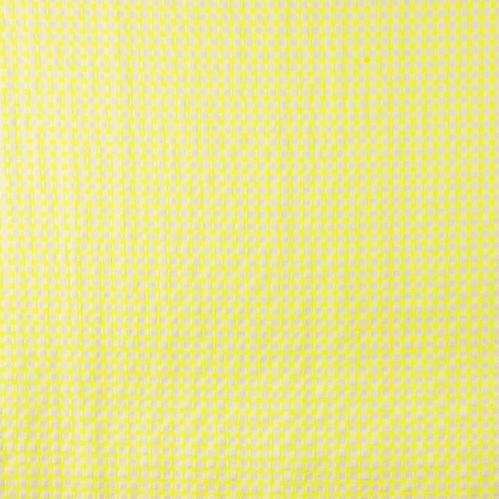 Algodón Seersucker Cuadro Lima - Ribes y Casals