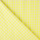 Algodón Seersucker Cuadro Lima - Ribes y Casals