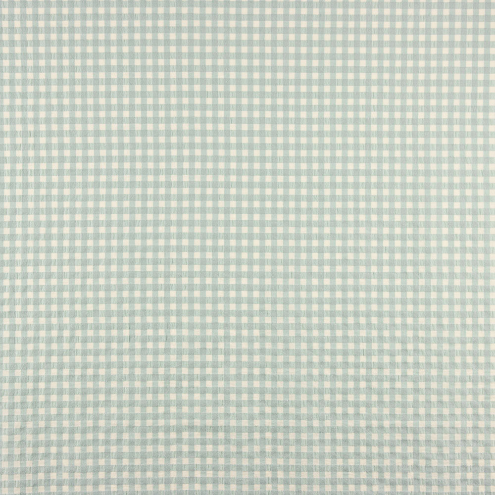 Algodón Seersucker Cuadro Medio Báltico - Ribes y Casals