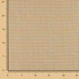 Algodón Seersucker Cuadro Mini Marrón - Ribes y Casals