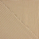 Algodón Seersucker Cuadro Mini Marrón - Ribes y Casals