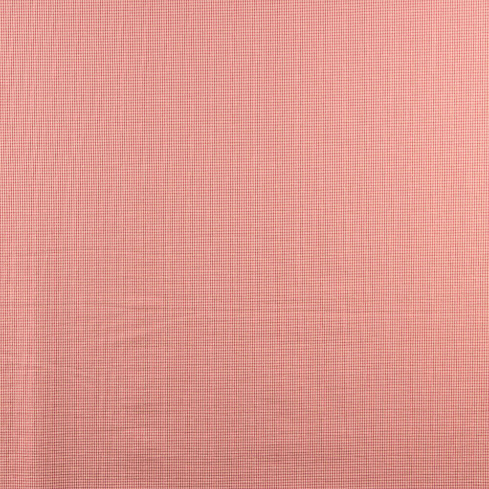 Algodón Seersucker Cuadro Mini Papaya - Ribes y Casals