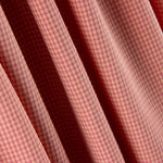 Algodón Seersucker Cuadro Mini Papaya - Ribes y Casals