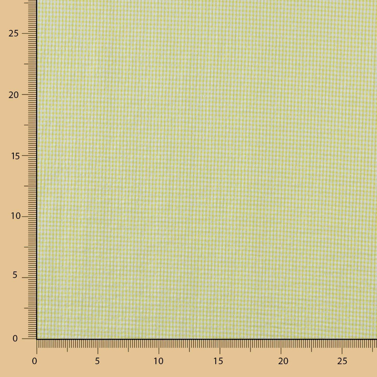 Algodón Seersucker Cuadro Mini Verde Lima - Ribes y Casals