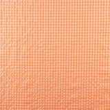 Algodón Seersucker Cuadro Medio Naranja Fluor - Ribes y Casals