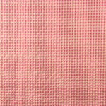 Algodón Seersucker Cuadro Papaya - Ribes y Casals