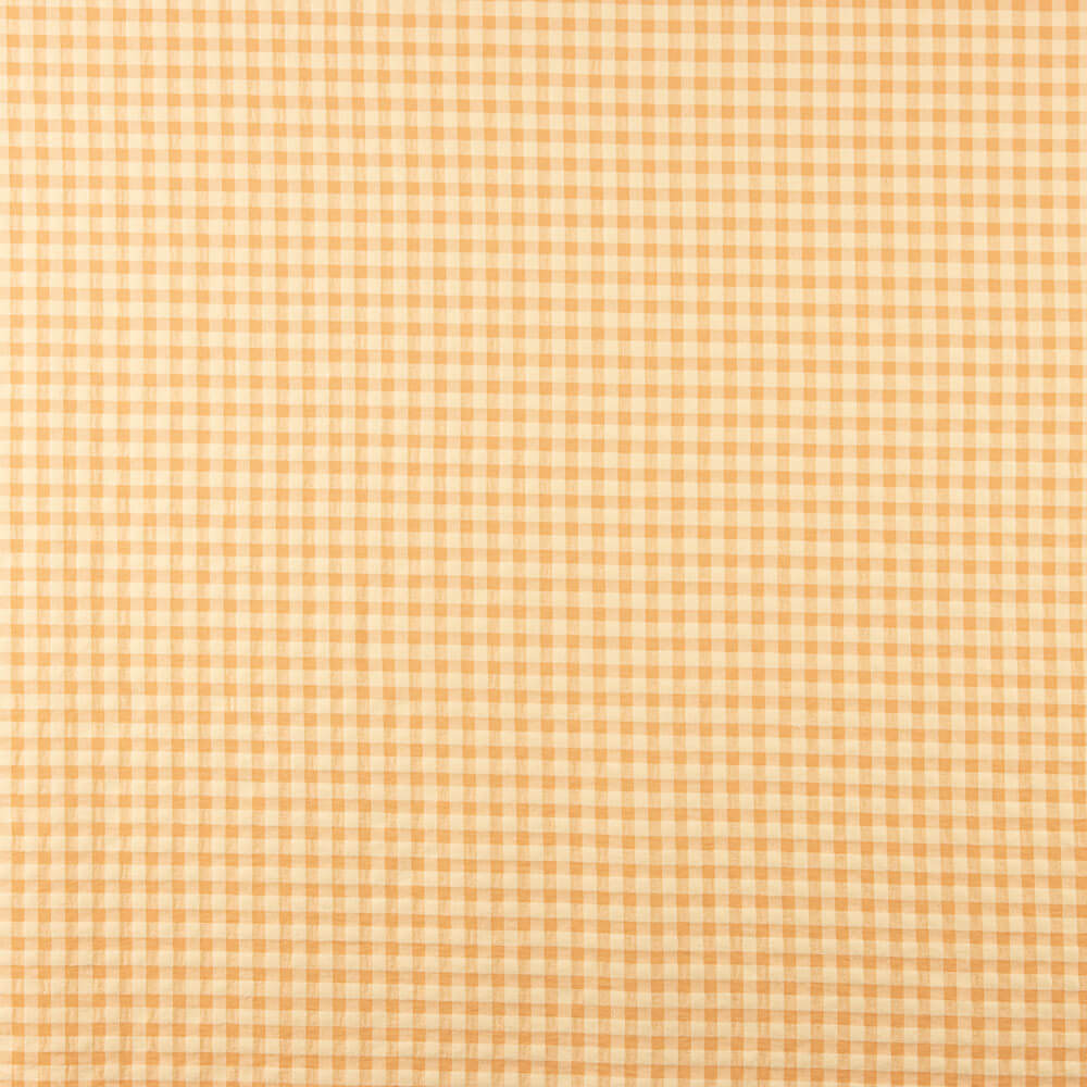 Algodón Seersucker Cuadro Vainilla - Ribes y Casals