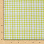 Algodón Seersucker Cuadro Verde Lima - Ribes y Casals