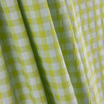 Algodón Seersucker Cuadro Verde Lima - Ribes y Casals