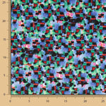 Algodón Spandex Mosaico Azul - Ribes y Casals