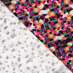 Algodón Spandex Mosaico Rosa - Ribes y Casals