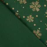 Algodón Verde Estrella Navidad Oro - Ribes y Casals