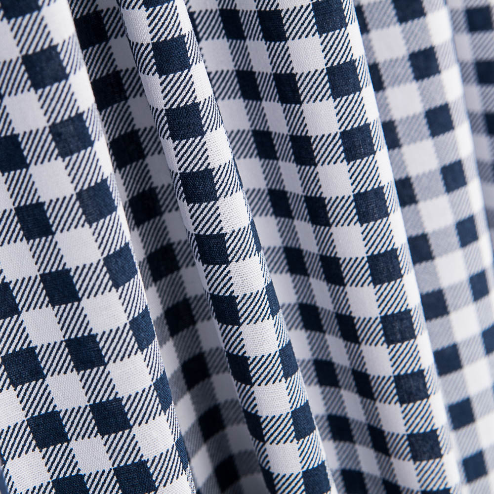 Algodón Vichy Marino Cruzado - Ribes y Casals