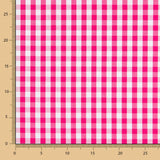 Algodón Vichy Maxi Fucsia - Ribes y Casals