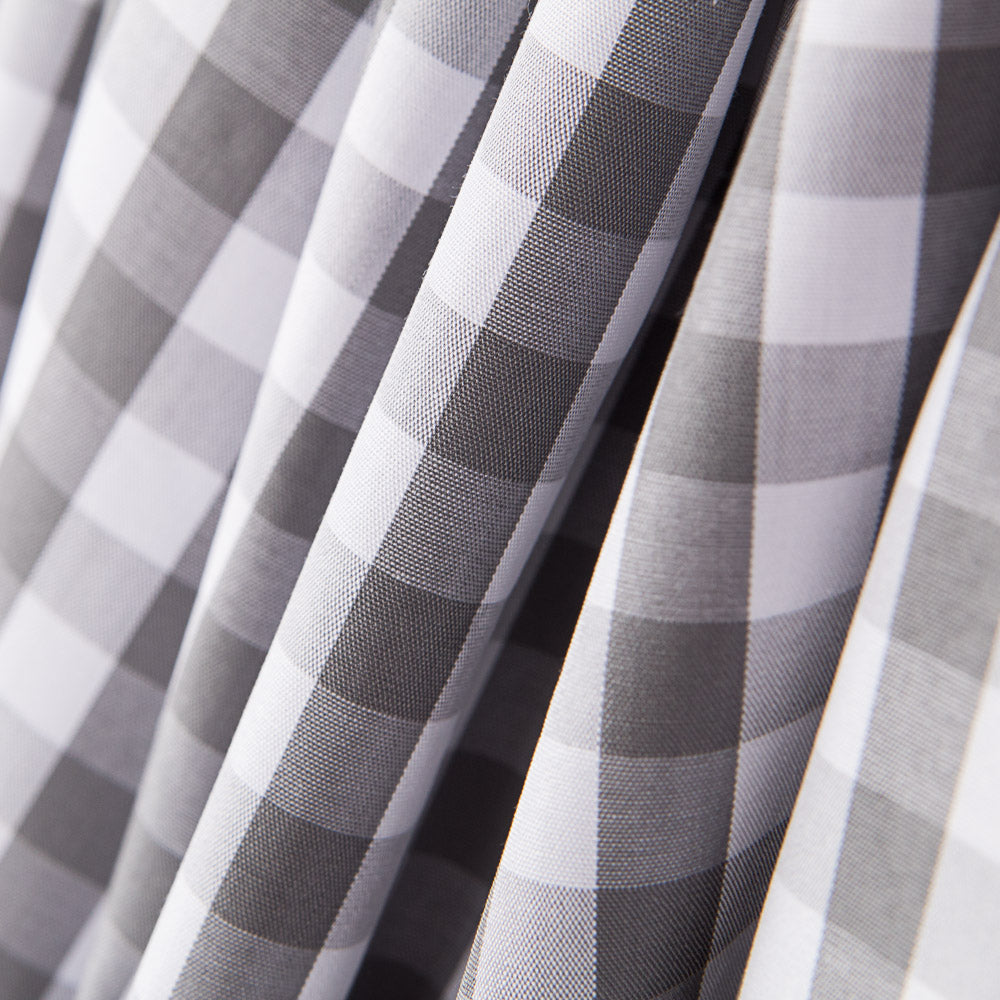 Retal Algodón Vichy Maxi Gris 50x140 cm - Ribes y Casals