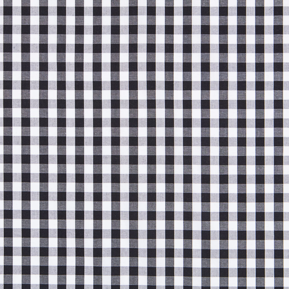 Algodón Vichy Maxi Negro - Ribes y Casals