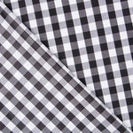 Algodón Vichy Maxi Negro - Ribes y Casals