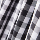 Algodón Vichy Maxi Negro - Ribes y Casals