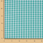 Algodón Vichy Medio Verde - Ribes y Casals