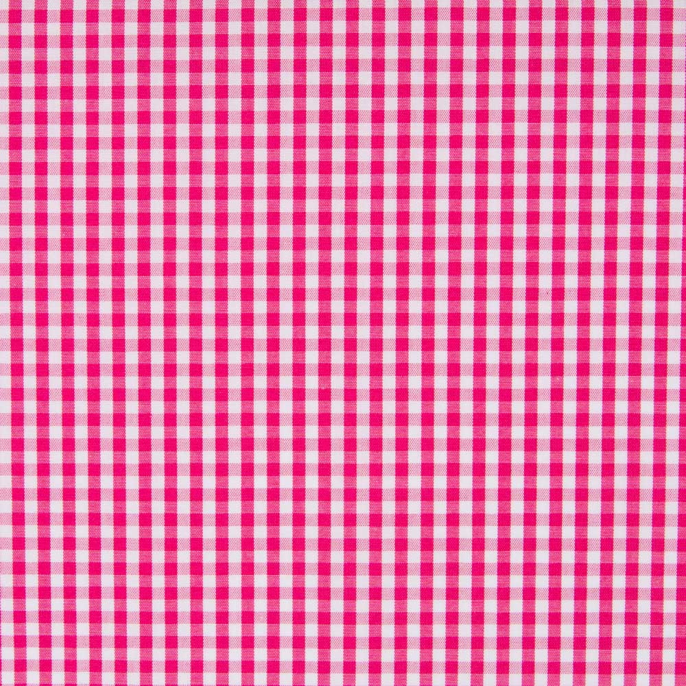 Algodón Vichy Mini Fucsia - Ribes y Casals