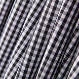 Algodón Vichy Mini Negro - Ribes y Casals