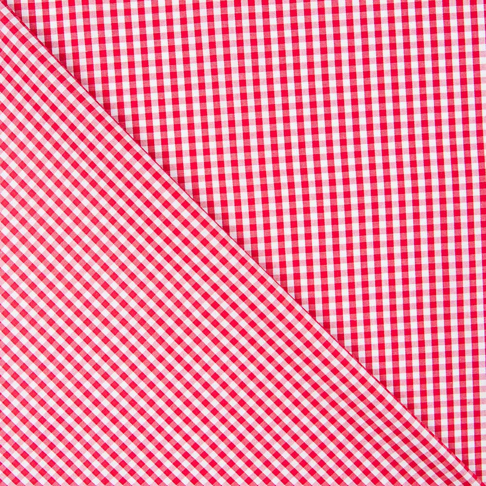 Algodón Vichy Mini Rojo - Ribes y Casals