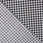 Algodão Vichy Preto Cruzado - Ribes y Casals