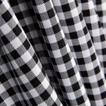 Algodão Vichy Preto Cruzado - Ribes y Casals