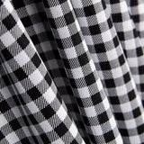 Algodão Vichy Preto Cruzado - Ribes y Casals