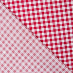 Algodón Vichy Rojo Cruzado - Ribes y Casals