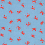 Algodón Antibacteriano Cangrejo Azul Denim - Ribes y Casals