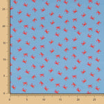 Algodón Antibacteriano Cangrejo Azul Denim - Ribes y Casals