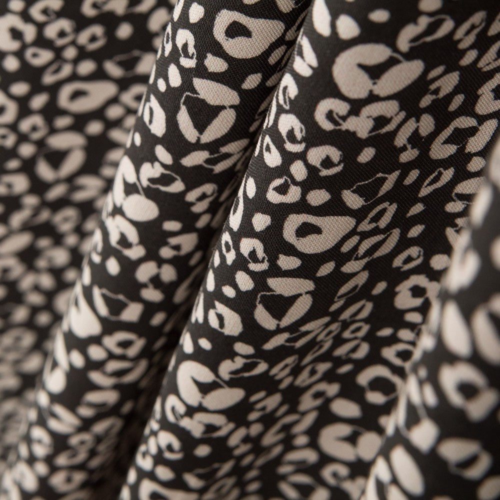 Algodón Antibacteriano Moteado Negro - Ribes y Casals