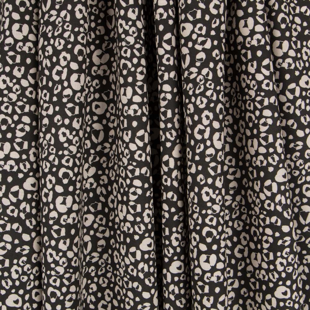 Algodón Antibacteriano Moteado Negro - Ribes y Casals