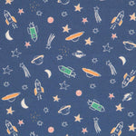 Algodón Antibacteriano Space Azul - Ribes y Casals