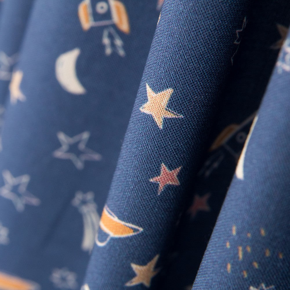 Algodón Antibacteriano Space Azul - Ribes y Casals