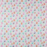 Algodón Búhos Gris - Ribes y Casals