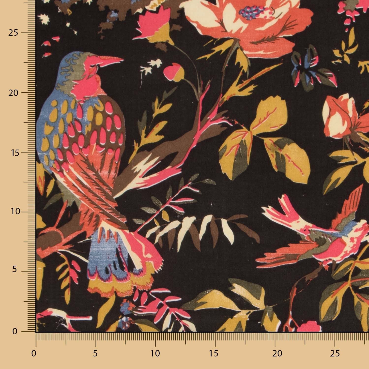 Algodón Cretonero Negro - Ribes y Casals