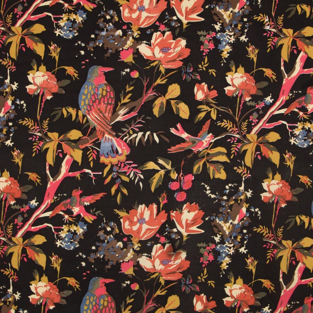 Algodón Cretonero Negro - Ribes y Casals