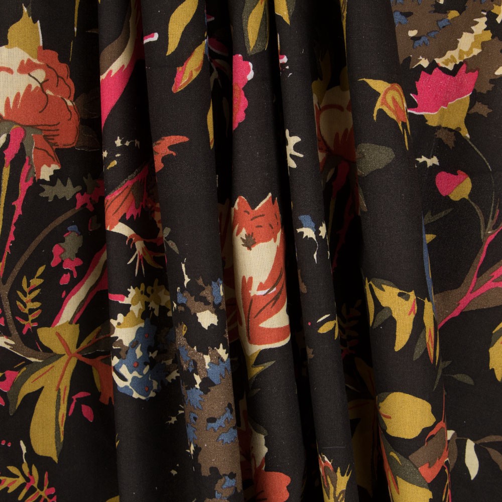 Algodón Cretonero Negro - Ribes y Casals