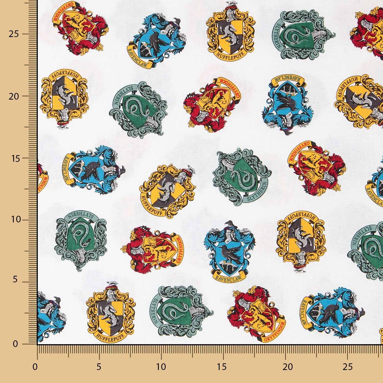 Algodón Escudos Harry Potter - Ribes y Casals
