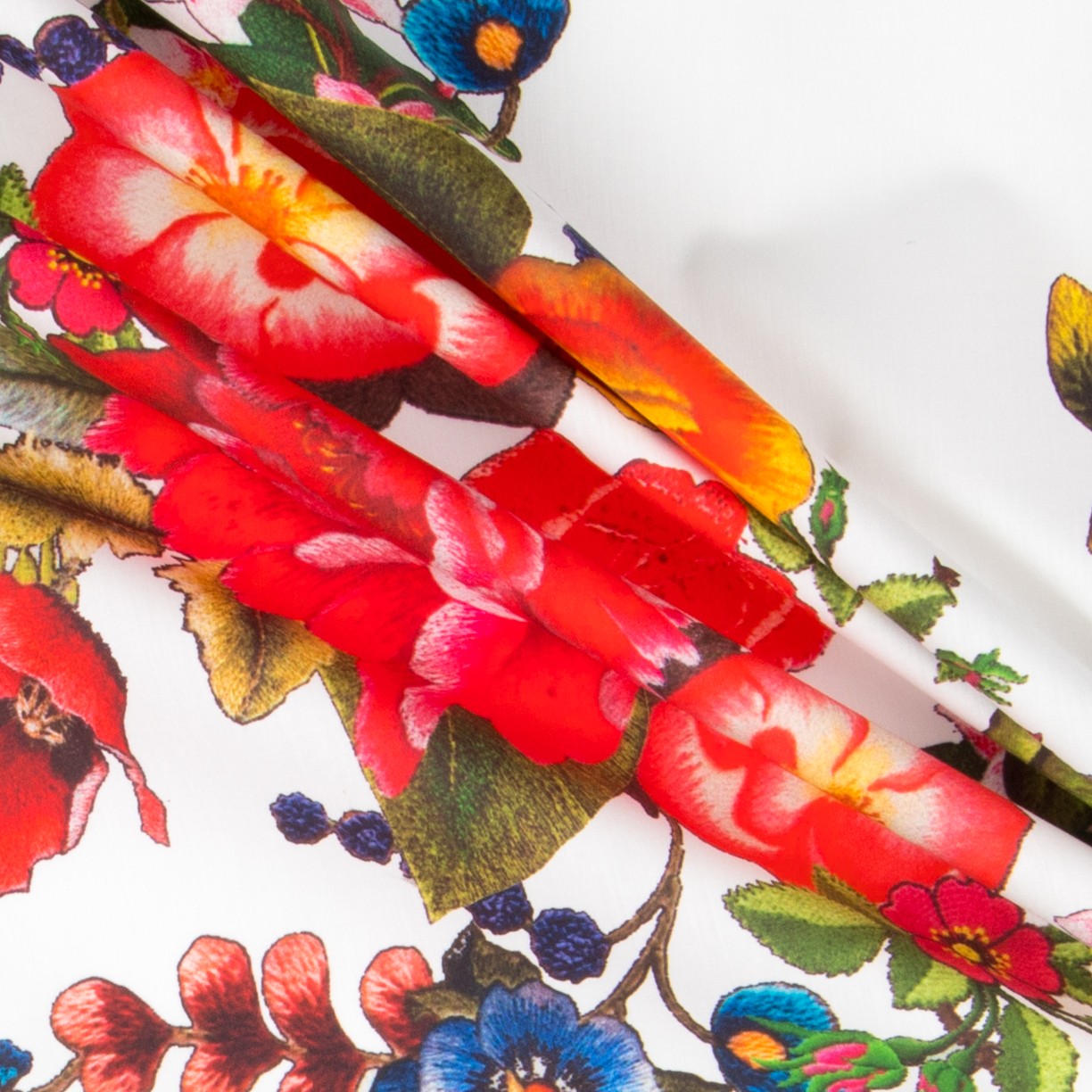 Algodón Estampado Mantilla Blanco - Ribes y Casals