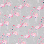 Algodón Flamencos Gris - Ribes y Casals